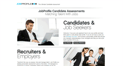 Desktop Screenshot of jobprofile.com.au