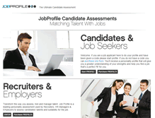 Tablet Screenshot of jobprofile.com.au
