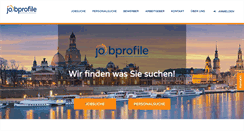 Desktop Screenshot of jobprofile.de