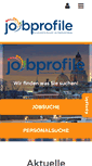 Mobile Screenshot of jobprofile.de