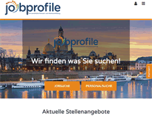 Tablet Screenshot of jobprofile.de