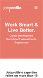 Mobile Screenshot of jobprofile.ch