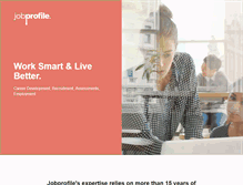Tablet Screenshot of jobprofile.ch